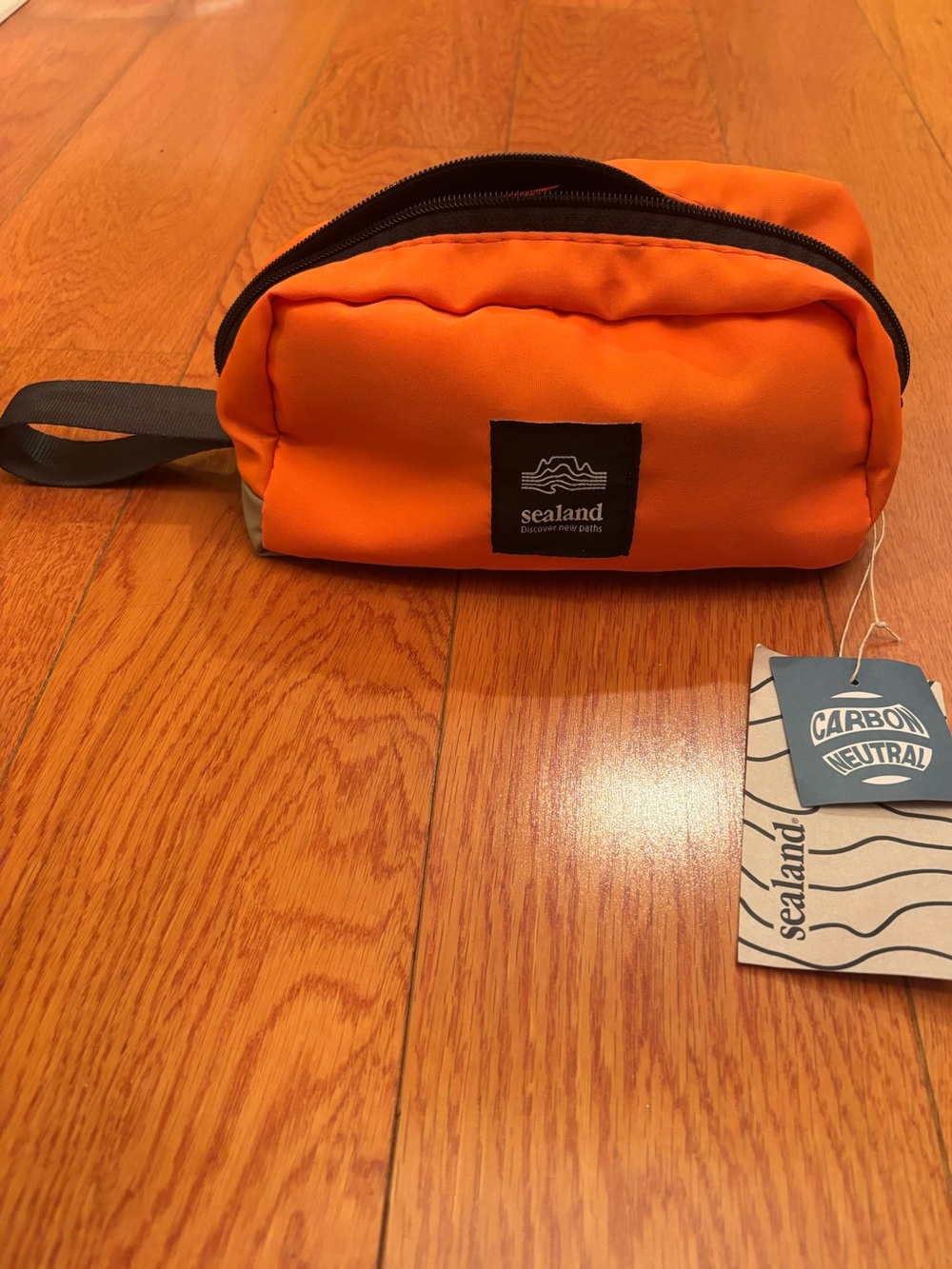 Sealand Orange Toiletry Bag